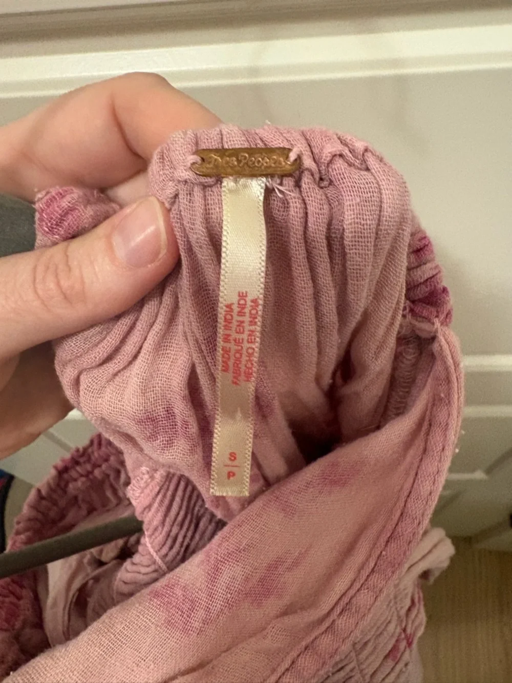 Free People Forget Me Not MIDI Mauve Floral Dress with Cap Sleeves - Picture 5 of 5